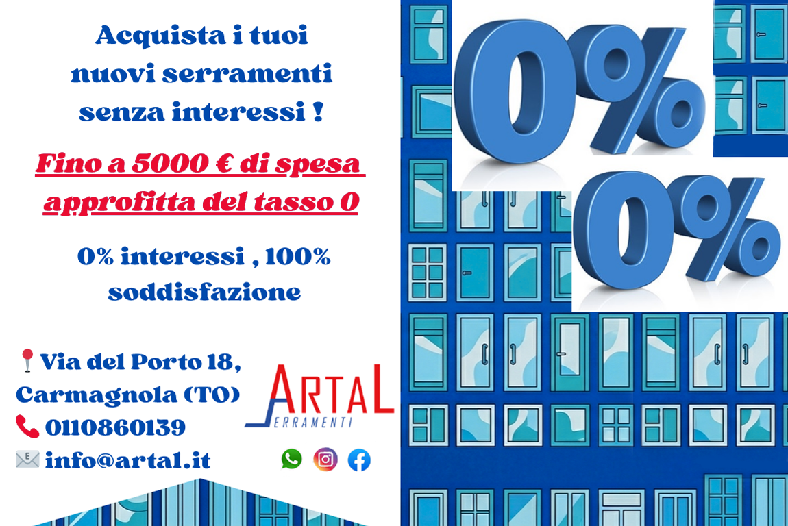 GRAFICA PROMO TASSO ZERO